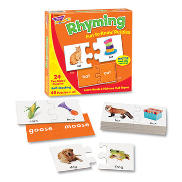 TREND® Fun To Know Puzzles, Ages 3 And Up, (24) 2-sided Puzzles freeshipping - TVN Wholesale